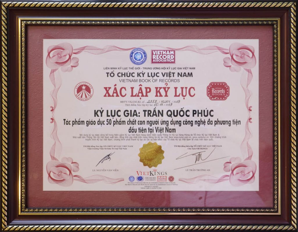2019.11.15 Kỷ lục Việt Nam - KLG TQP tác phẩm đạt kỷ lục